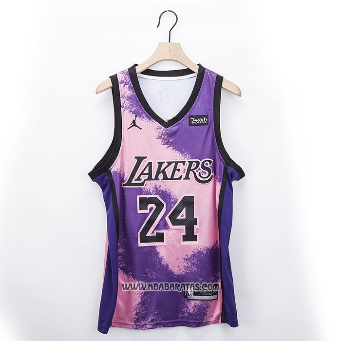 Camiseta Los Angeles Lakers Kobe Bryant #24 Fashion Royalty Violeta